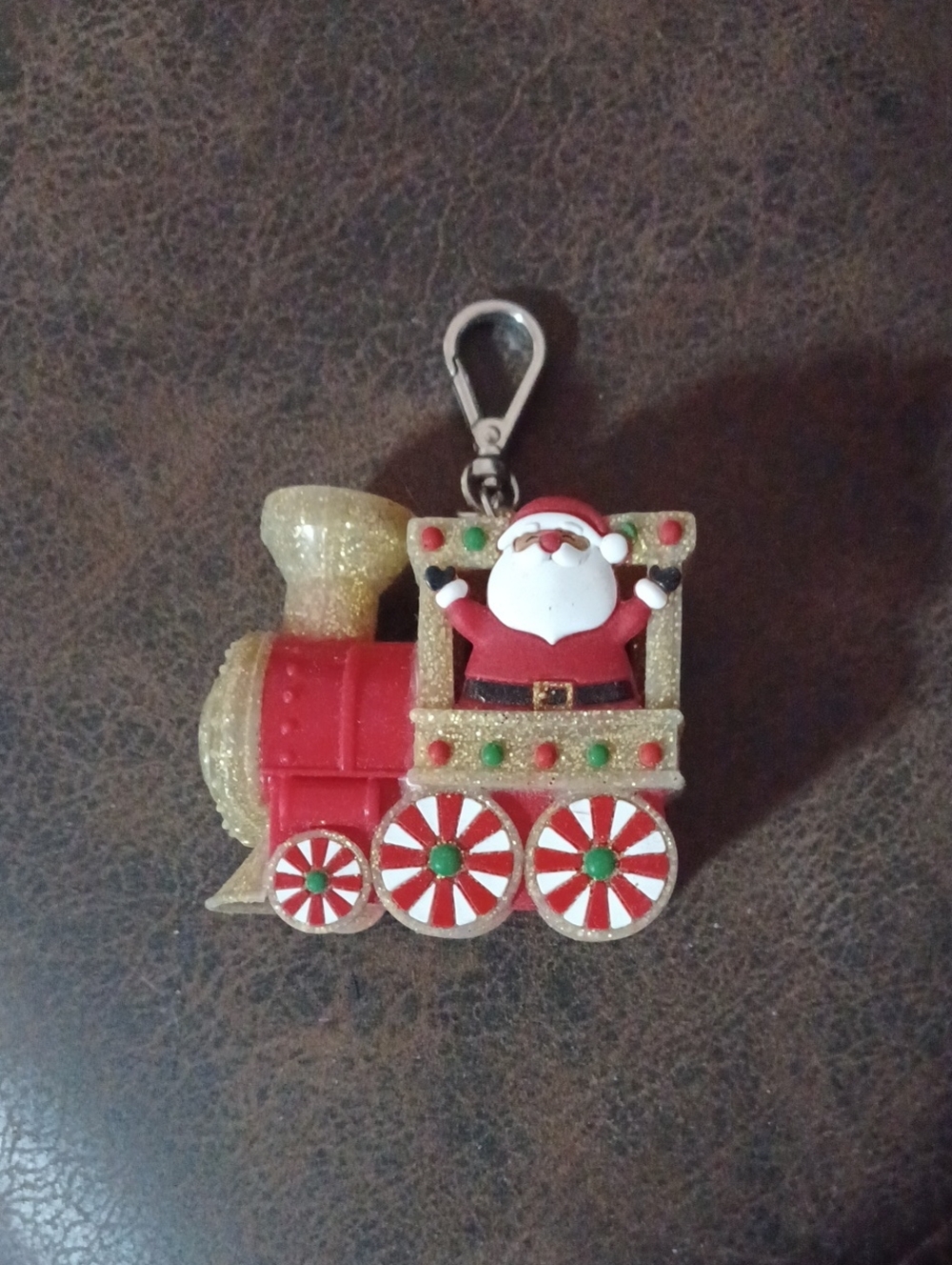 4/$30 Santa Train Keychain Charm Or Ornament